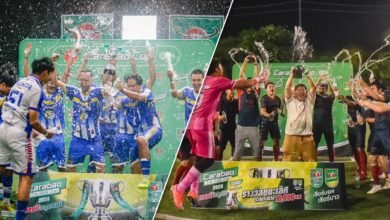 สรุปผลการแข่งขัน Carabao 7-a-Side Cup 2024 สนามที่ 1-2 ได้ 4 ทีมแรกผ่านเข้าสู่รอบชิงภาคกลาง